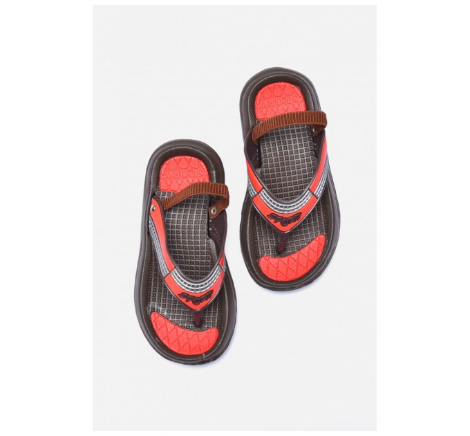 Вьетнамки детские для мальчика коричневого цвета 155267L