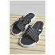 Шльопанці чоловічі чорного кольору з написом 156222L
