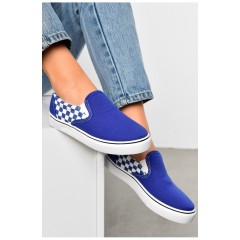 Сліпони жіночі синього кольору 156453L