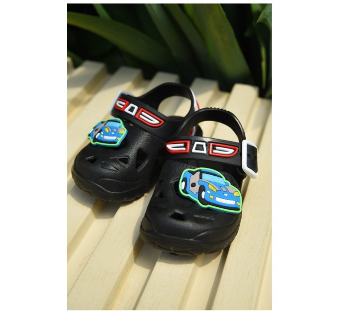 Сандалі дитячі піна для хлопчика чорного кольору 159568L