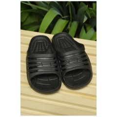 Подростковые шлепки для мальчика черного цвета 159880L
