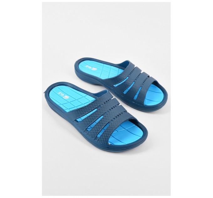 Шльопанці піна чоловічі чорного кольору 163235L