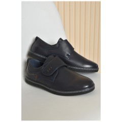 Туфлі дитячі для хлопчика темно-синього кольору 163814L