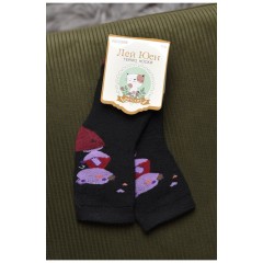 Шкарпетки дитячі махрові чорного кольору 167828L Шкарпетки дитячі махрові чорного кольору 167828L