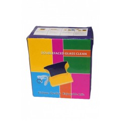 Двухсторонний магнитный скребок щетка Double Side Glass Cleaner для мойки и полировки окон 171399L