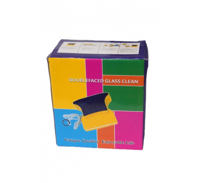 Двосторонній магнітний скребок щітка Double Side Glass Cleaner для миття та полірування вікон 171399L