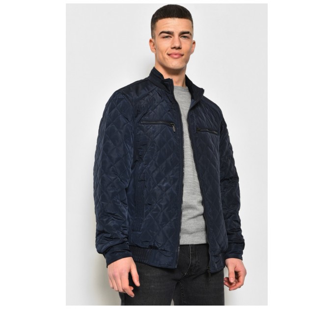 Куртка чоловiча демicезонна темно-синього кольору 171927L