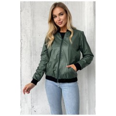 Куртка жіноча зеленого кольору 172469L