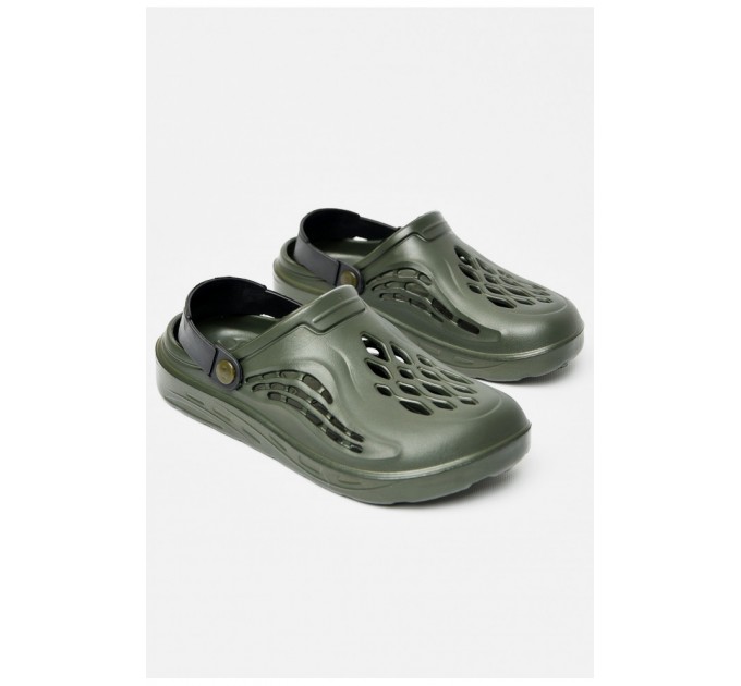 Крокси чоловічі темно-зеленого кольору 173117L