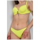 Купальник жіночий жовтого кольору чашка В 173280L
