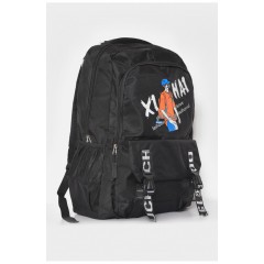 Жіночий рюкзак текстильний чорного кольору 173412L