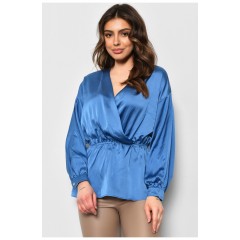 Блуза жіноча блакитного кольору 173765L