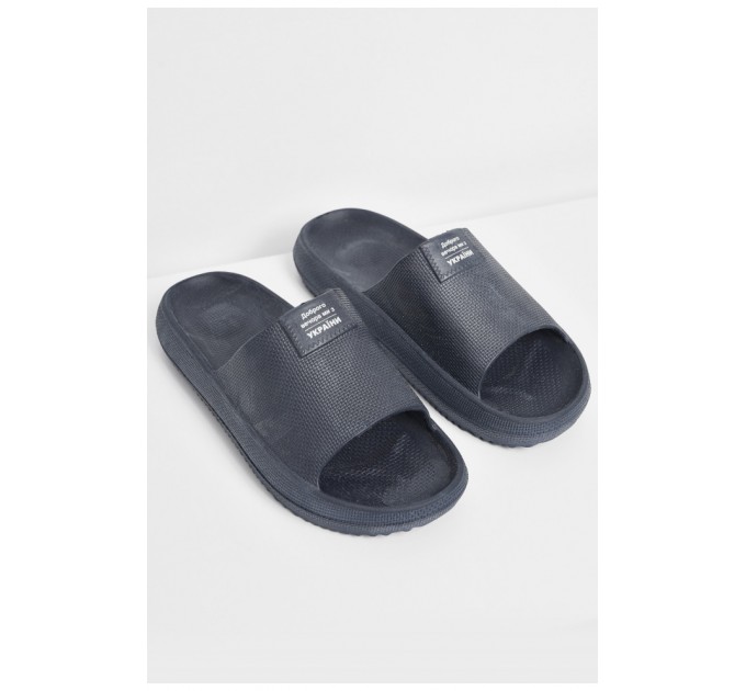 Шльопанці чоловічі піна темно-синього кольору 174023L