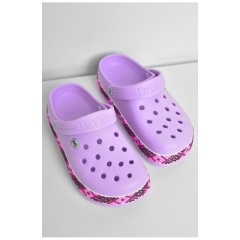 Кроксы женские сиреневого цвета 174968L