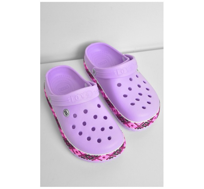 Кроксы женские сиреневого цвета 174968L