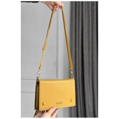 Женский клатч желтого цвета 175141L