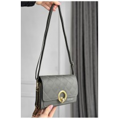 Клатч жіночий сірого кольору 175152L