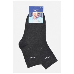 Носки мужские демисезонные темно-серого цвета 175503L