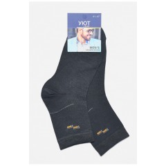 Носки мужские демисезонные темно-зеленого цвета 175507L