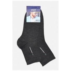 Носки мужские демисезонные темно-серого цвета 175525L