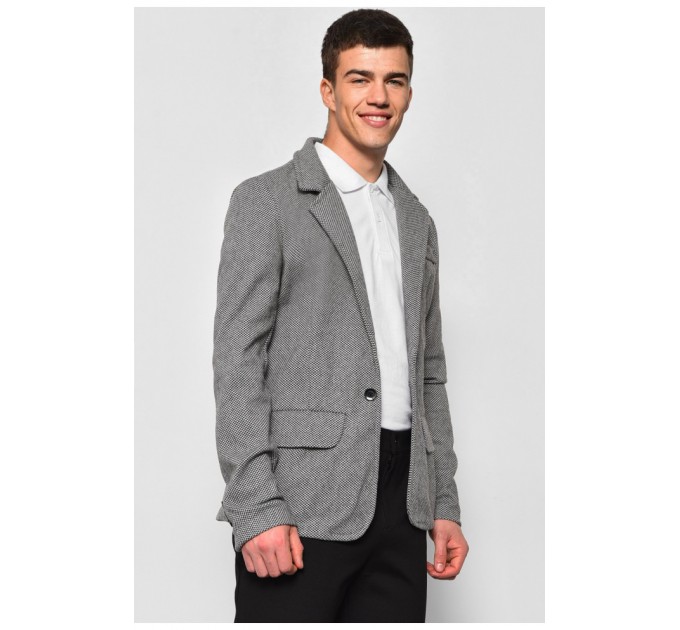 Піджак чоловічий сірого кольору 175710L
