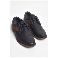 Туфлі дитячі для хлопчика темно-синього кольору 176099L