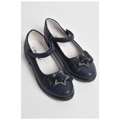 Туфлі дитячі для дівчинки синього кольору 176928L