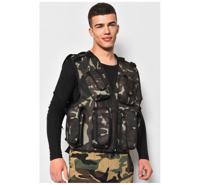Розвантажувальний жилет камуфляжного кольору 177292L