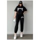 Костюм жіночий чорного кольору 177741L