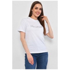 Футболка жіноча білого кольору 178406L