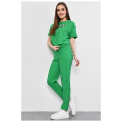 Костюм женский зеленого цвета 178473L
