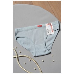 Труси жіночі в рубчик блакитного кольору 178639L