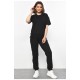 Спортивний костюм жіночий чорного кольору 179042L