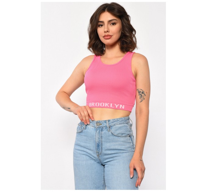 Топ женский розового цвета 179740L