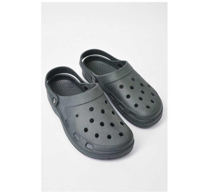 Кроксы мужские темно-зеленого цвета 179999L