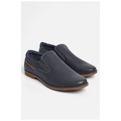 Туфлі підліткові для хлопчика темно-синього кольору 180213L