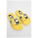 Шльопанці дитячі резинові жовтого кольору з малюнком 180513L