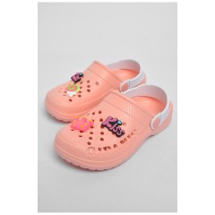 Кроксы детские для девочки розового цвета 180593L