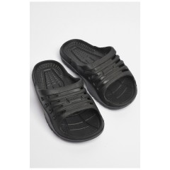 Шльопки підліткові для хлопчика чорного кольору 181204L