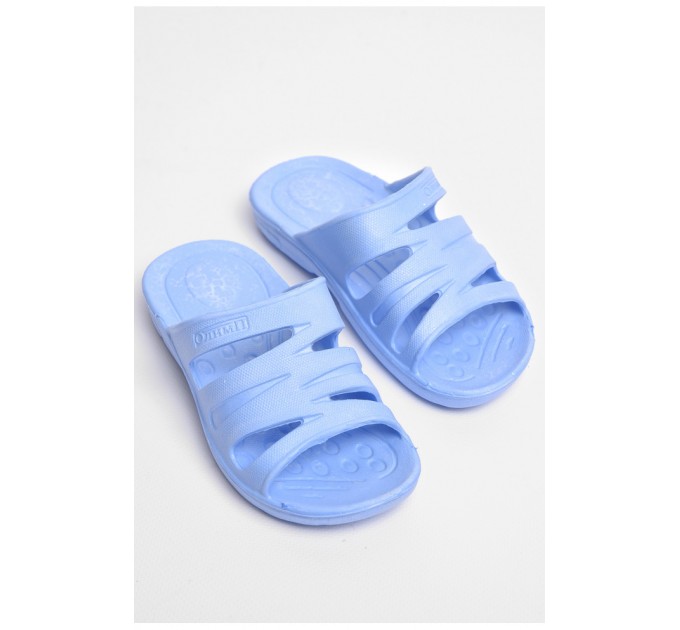 Шльопки дитячі для дівчинки піна блакитного кольору 181209L