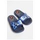 Шльопанці дитячі хлопчик темно-синього кольору 181233L