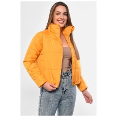 Куртка жіноча демісезонна гірчичного кольору 181486L