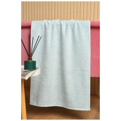 Полотенце для лица махровое голубого цвета 181813L