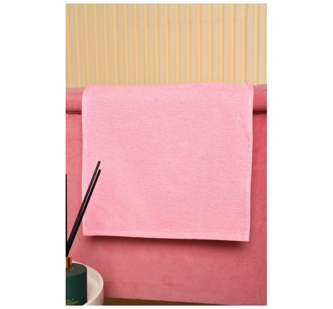 Серветка кухонна махрова рожевого кольору 182131L