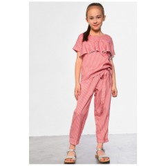 Костюм дитячий для дівчинки червоного кольору 182743L