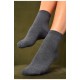 Носки женские махровые серого цвета 183960L