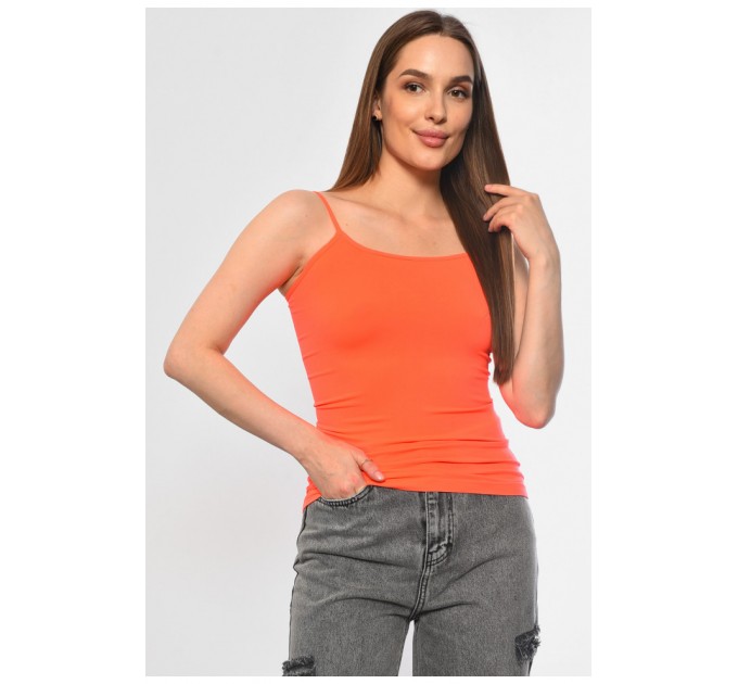 Женская майка оранжевого цвета 184014L