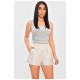 Шорти жіночі сірого кольору 184076L