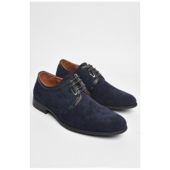 Туфлі чоловічі темно-синього кольору 184079L
