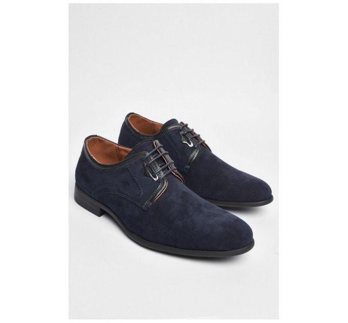 Туфлі чоловічі темно-синього кольору 184079L